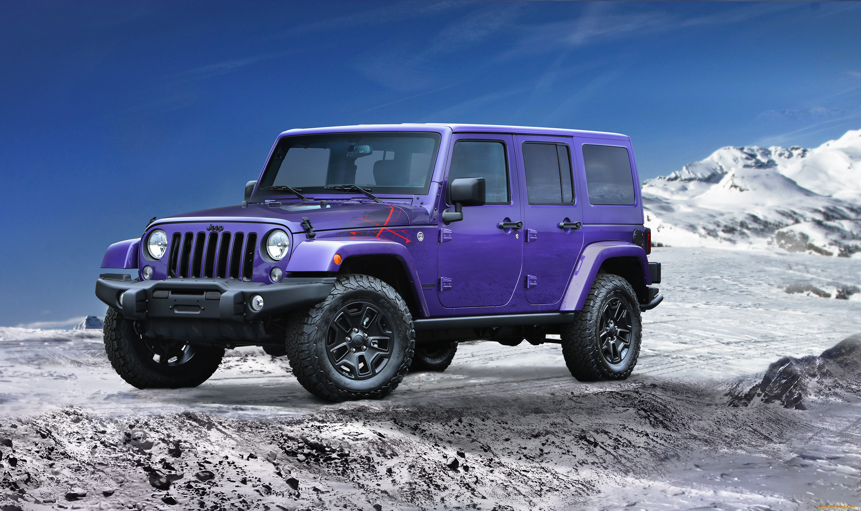 Jeep Wrangler Purple